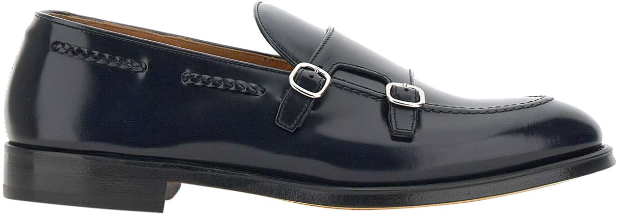 Doucal's Flat Shoes Blue Blauw