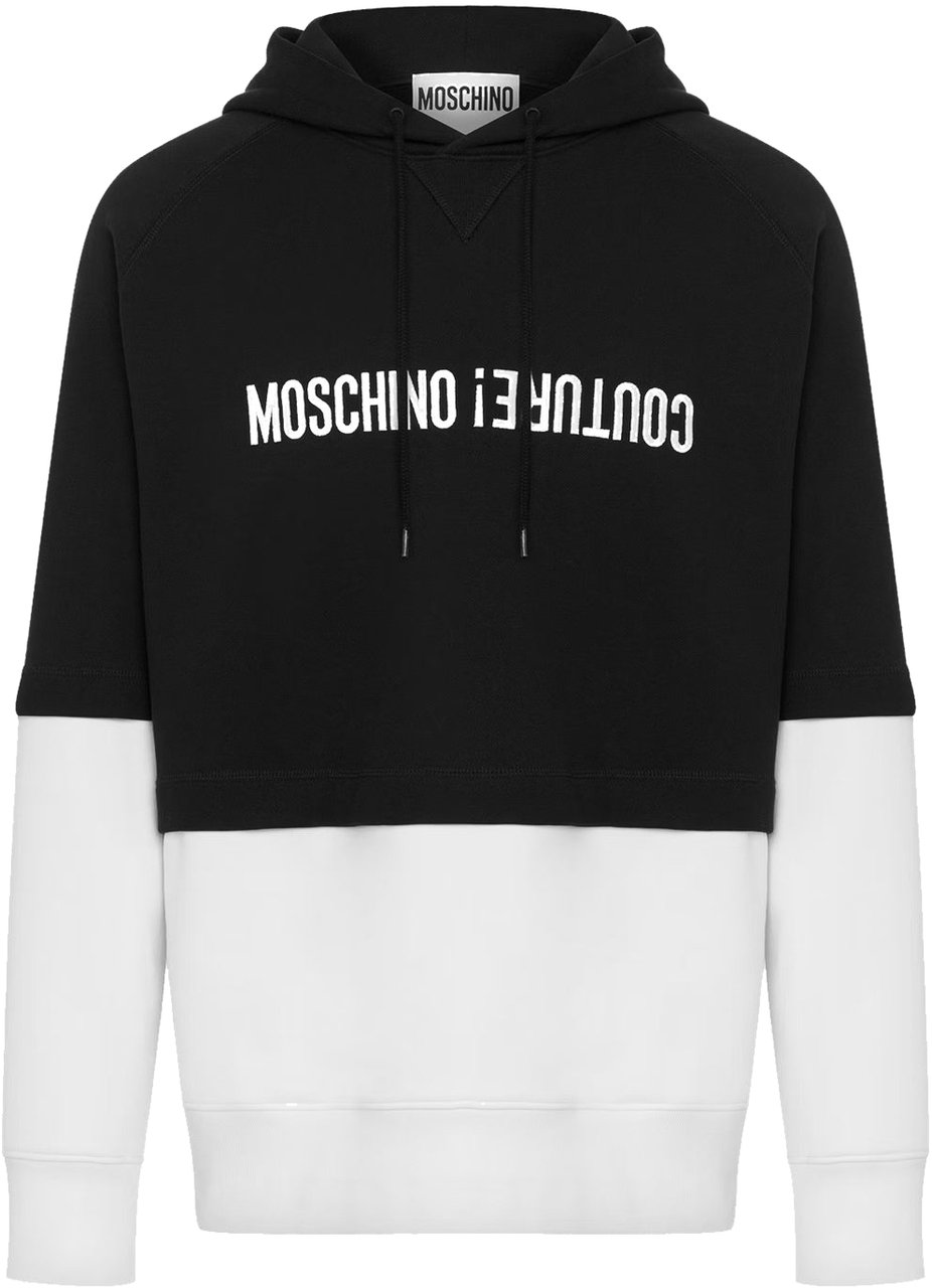 Moschino Moschino Cotton Hooded Sweatshirt Zwart