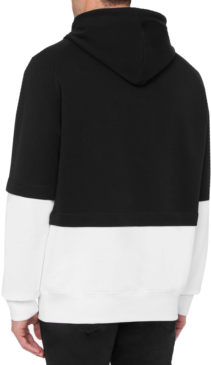 Moschino Moschino Cotton Hooded Sweatshirt Zwart