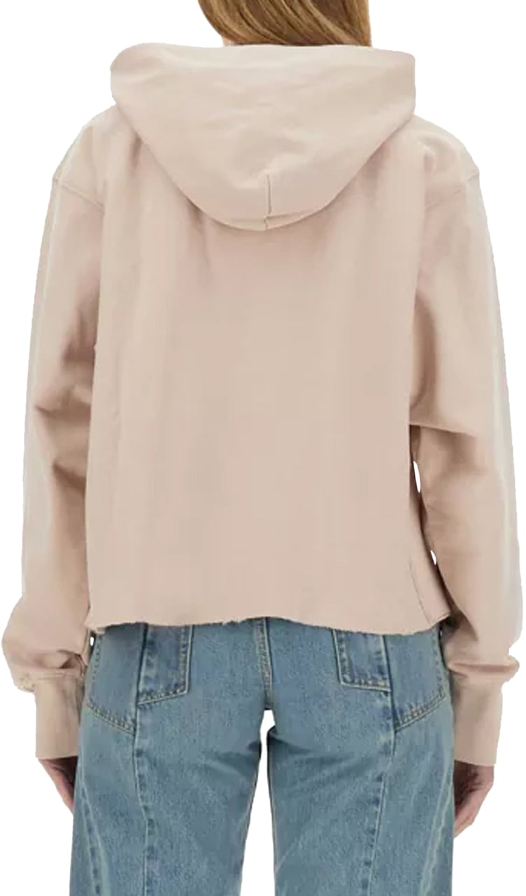Maison Margiela Maison Margiela Logo Sweatshirt Roze