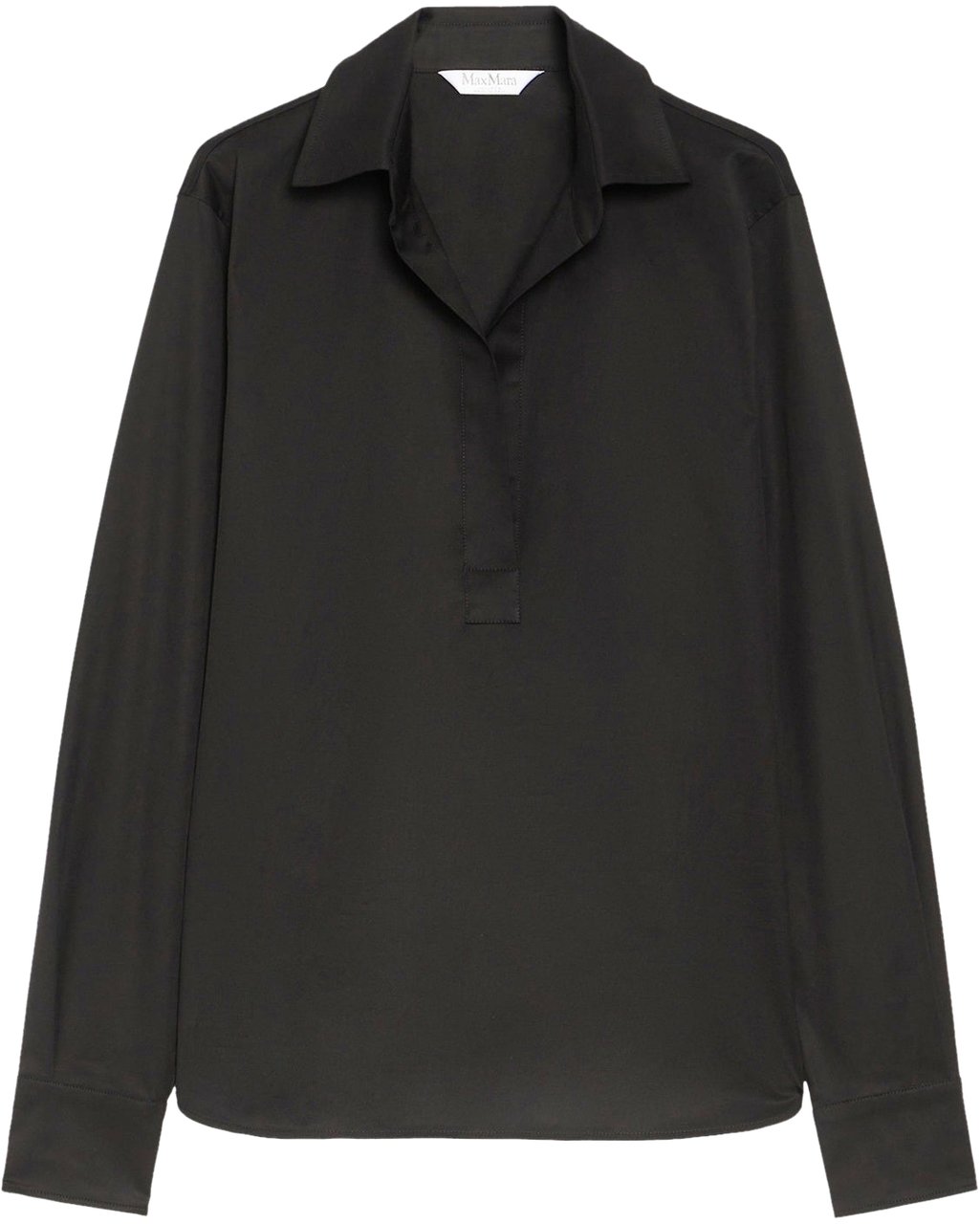Max Mara Max Mara Scire Cotton Shirt Zwart