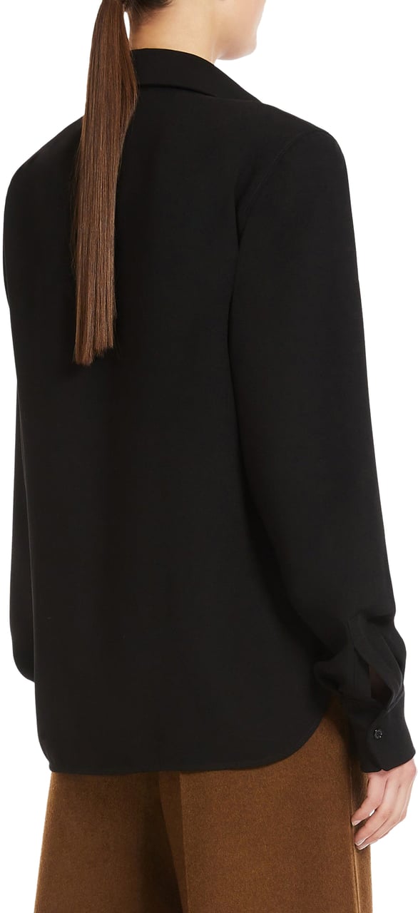 Max Mara Max Mara Scire Cotton Shirt Zwart