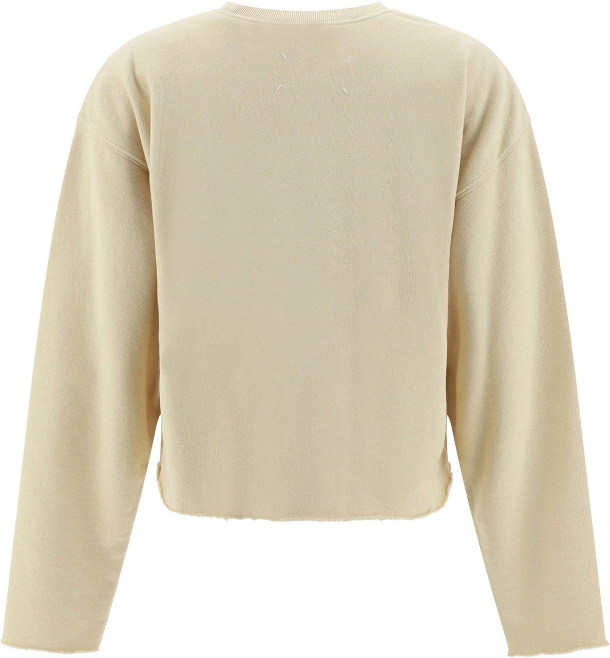 Maison Margiela Maison Margiela Cotton Logo Sweatshirt Geel