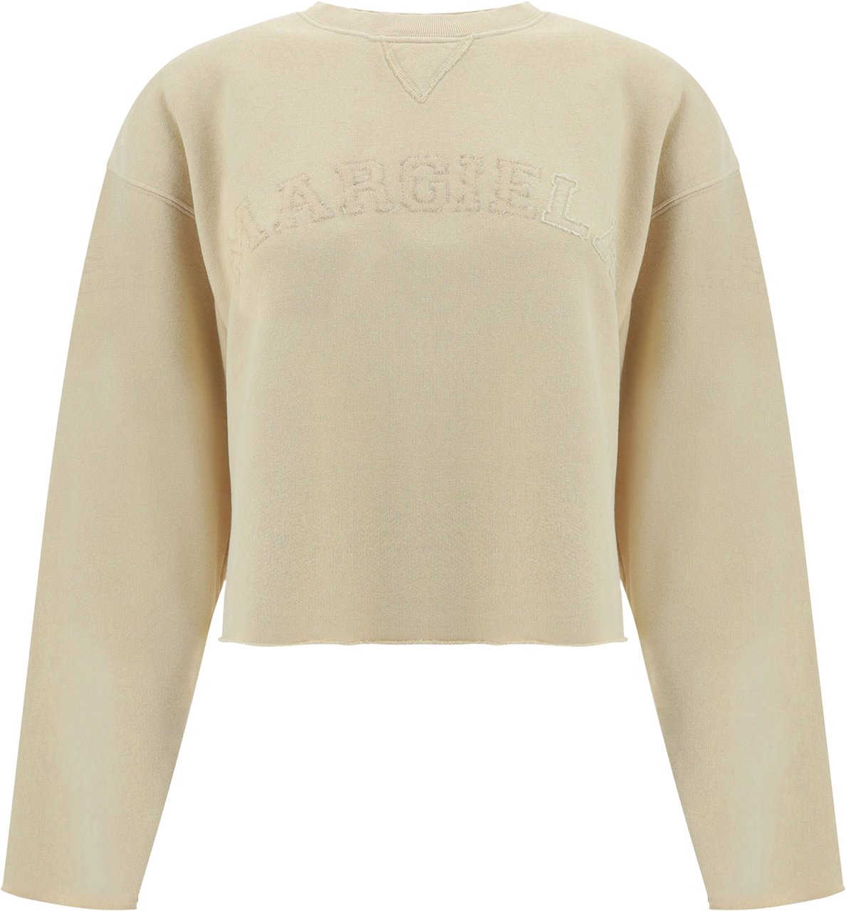 Maison Margiela Maison Margiela Cotton Logo Sweatshirt Geel