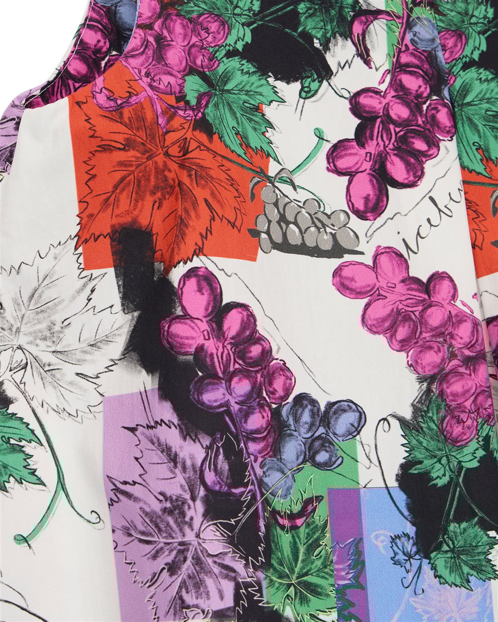 Iceberg KIDS - Sleeveless Empire Dress with Allover Multicolor Print Divers