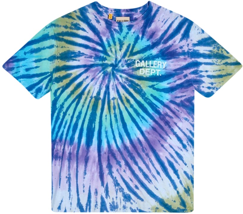 GALLERY DEPT Gallery Dept. Miami Souvenir Tee 'Marina Tie-Dye' Wit