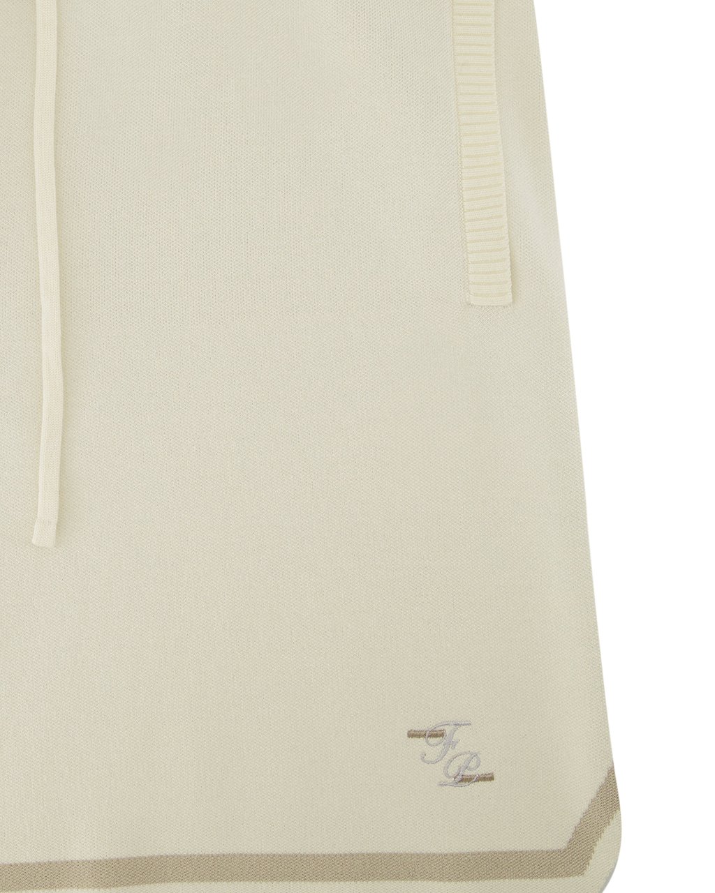 Filling Pieces Broeken Knit Short Classic Wit