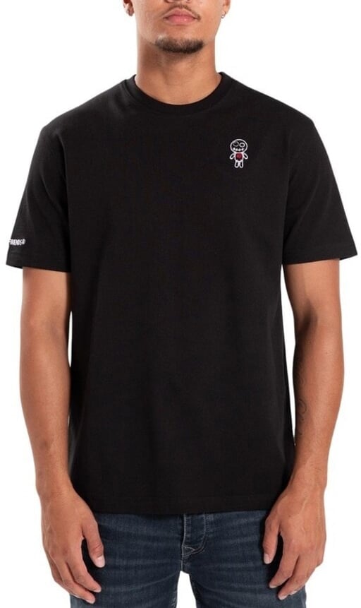 Wrong Friends LODI T-SHIRT - BLACK Zwart