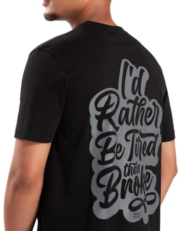 Wrong Friends LODI T-SHIRT - BLACK Zwart
