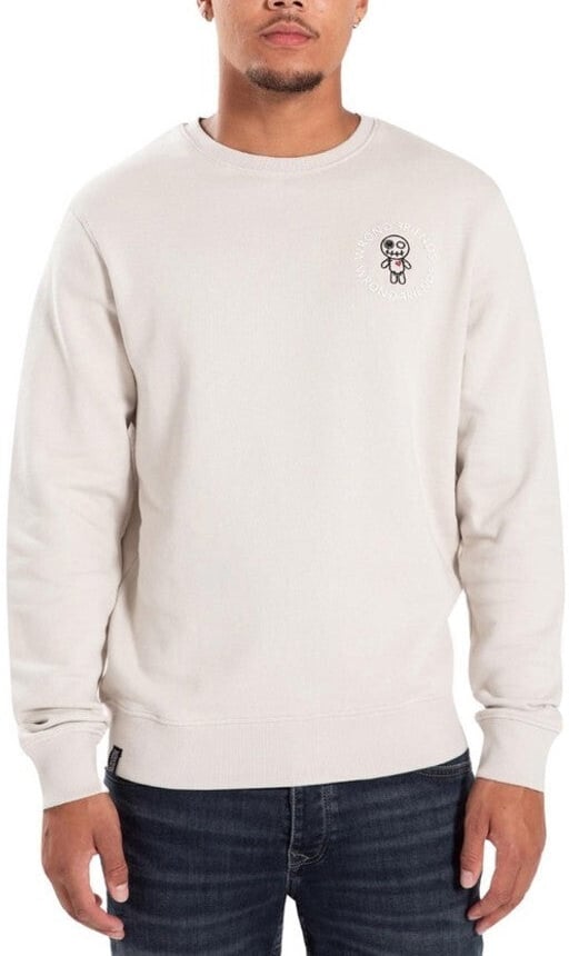 Wrong Friends MEMPHIS SWEATER - LIGHT GREY Grijs