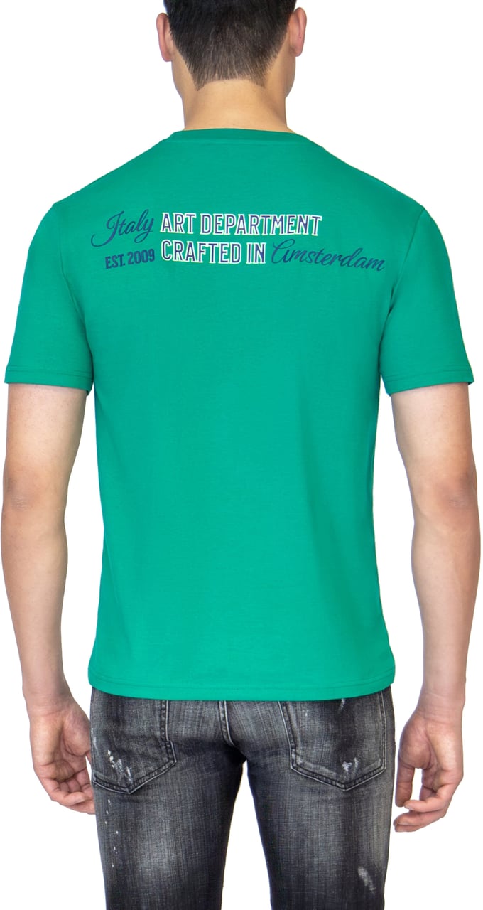 My Brand MYBRAND ART DEPARTMENT T-SHIRT | GREEN Groen