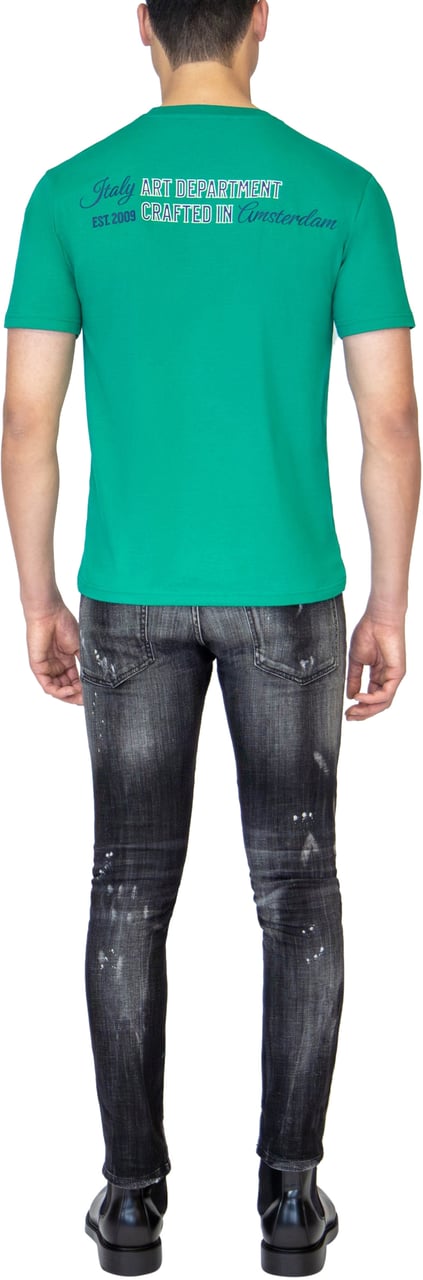 My Brand MYBRAND ART DEPARTMENT T-SHIRT | GREEN Groen