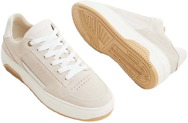 Nubikk Basket Court Miele | Beige Combi Sneaker voor Dames Divers