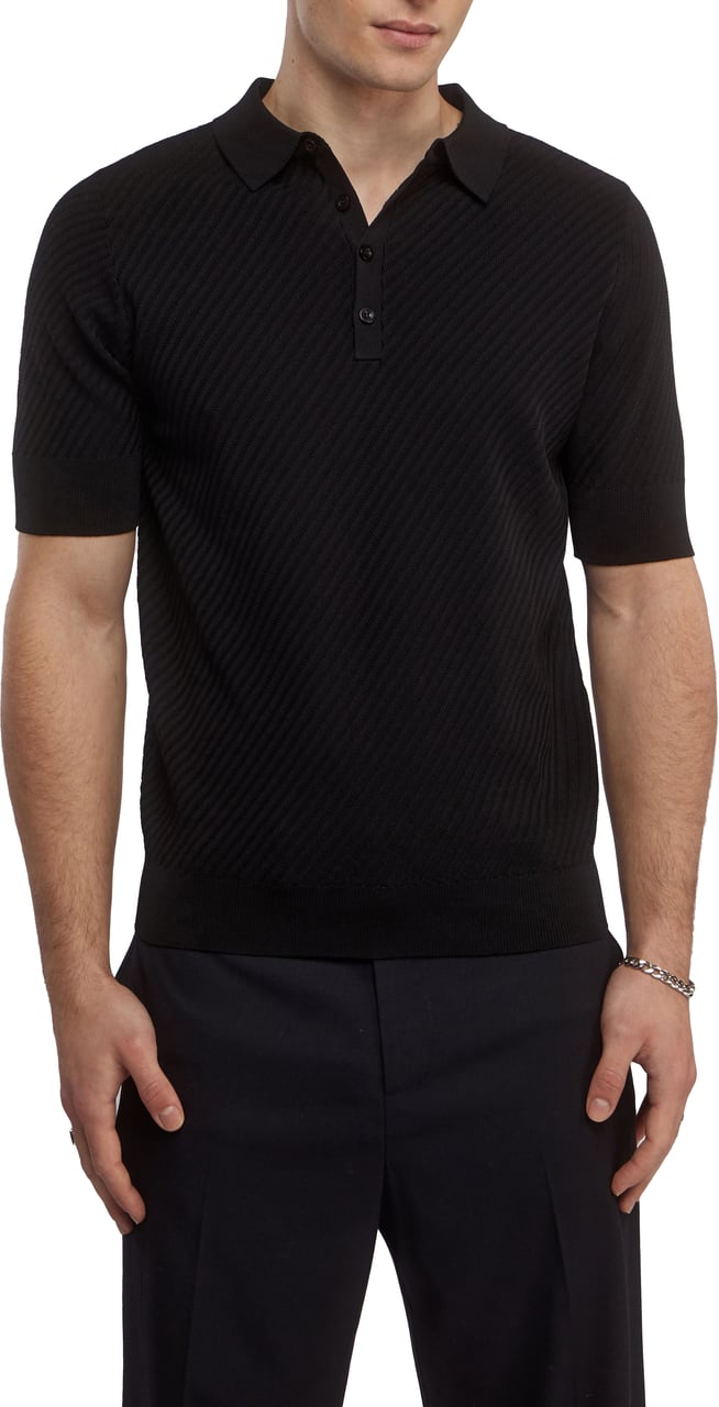 Aeden Eduardo Polo Black Zwart