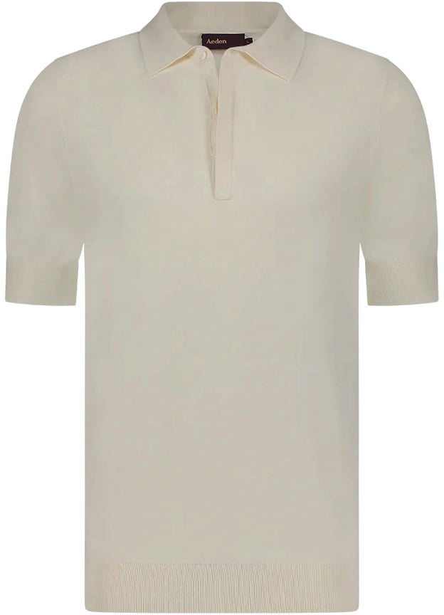 Aeden Nicko Knit Polo Summer Sand Beige