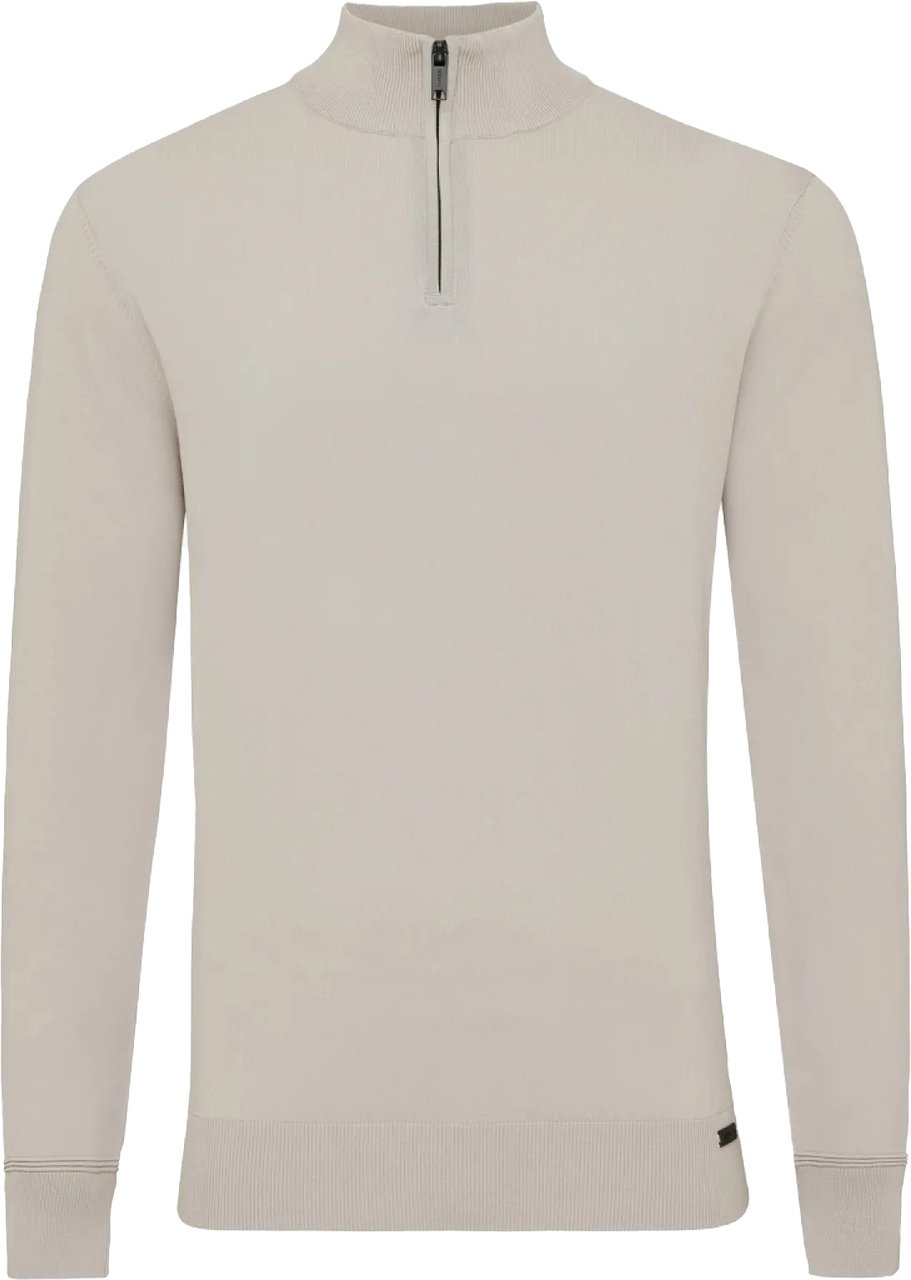 Genti Half Zip Cool Dry Beige Beige