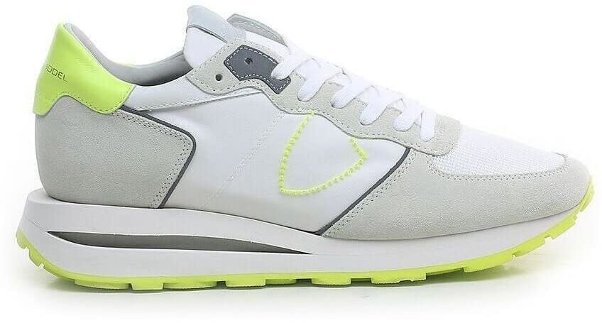 Philippe Model Tropez Haute Low Mondial Neon Blanc Wit