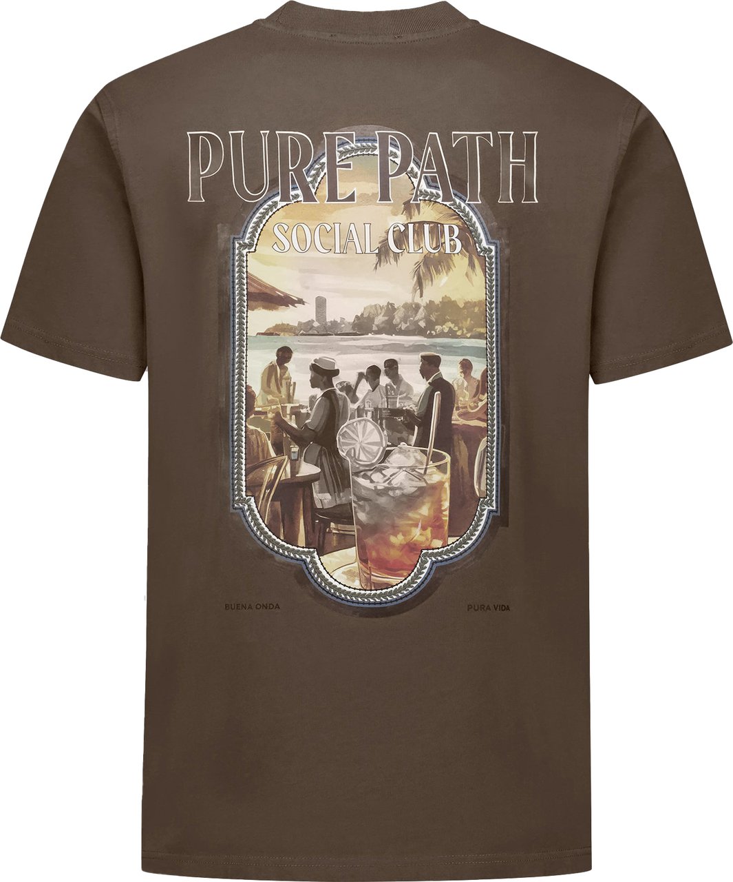 Pure Path T-Shirt Brown Bruin