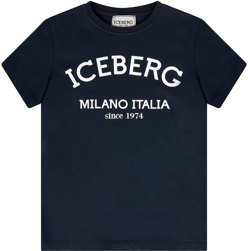 Iceberg T-shirt Blauw