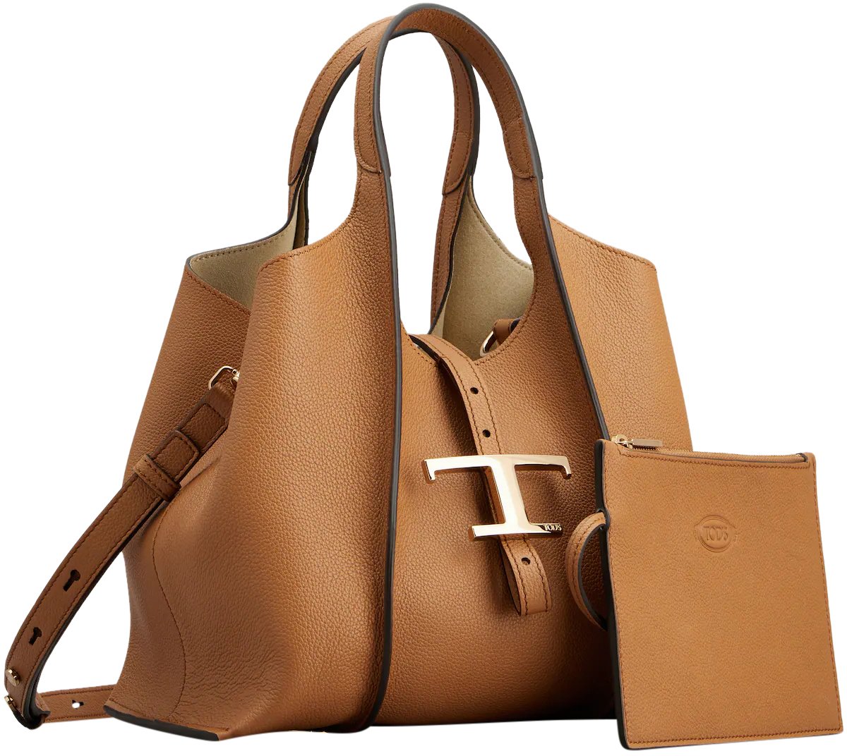 Tod's Bags Leather Brown Bruin