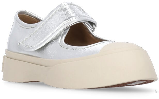 Marni Sneakers Silver Zilver