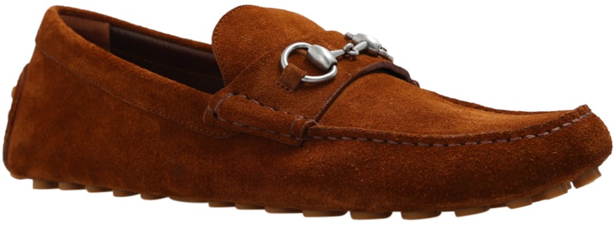 Gucci Mocassino da Uomo Horsebit Marrone Bruin