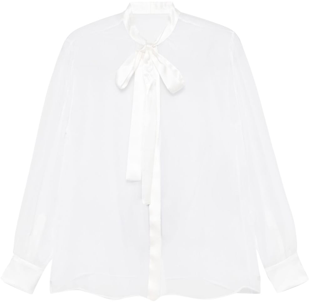 Dolce & Gabbana Camicia in Seta Wit