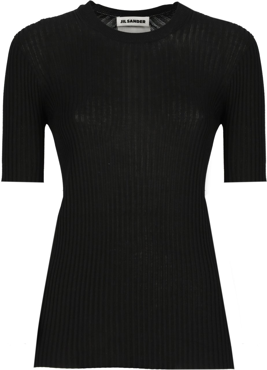Jil Sander T-Shirts And Polos Black Zwart