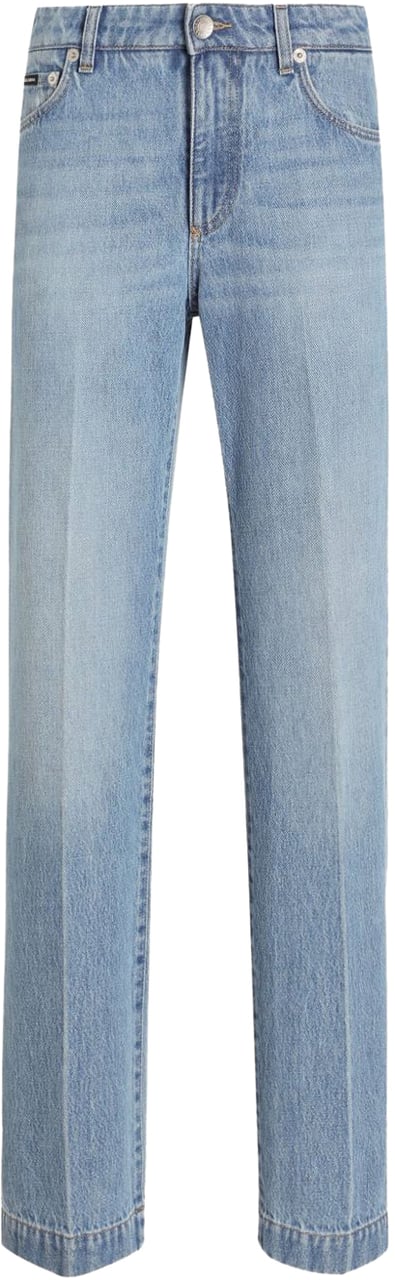 Dolce & Gabbana Pantaloni Cinque Tasche Blauw