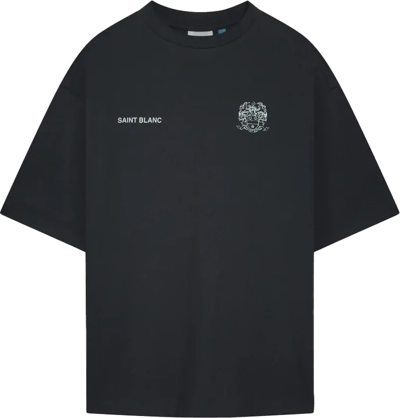 Saint Blanc Crest Tee Black Zwart