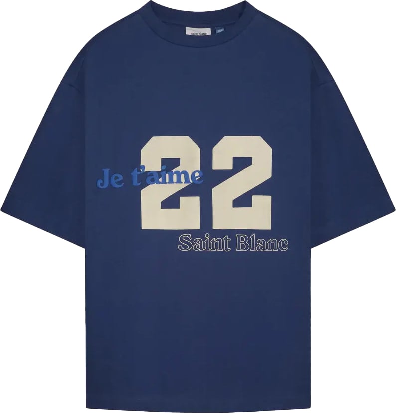 Saint Blanc Love 22 Tee Twilight Blue Blauw