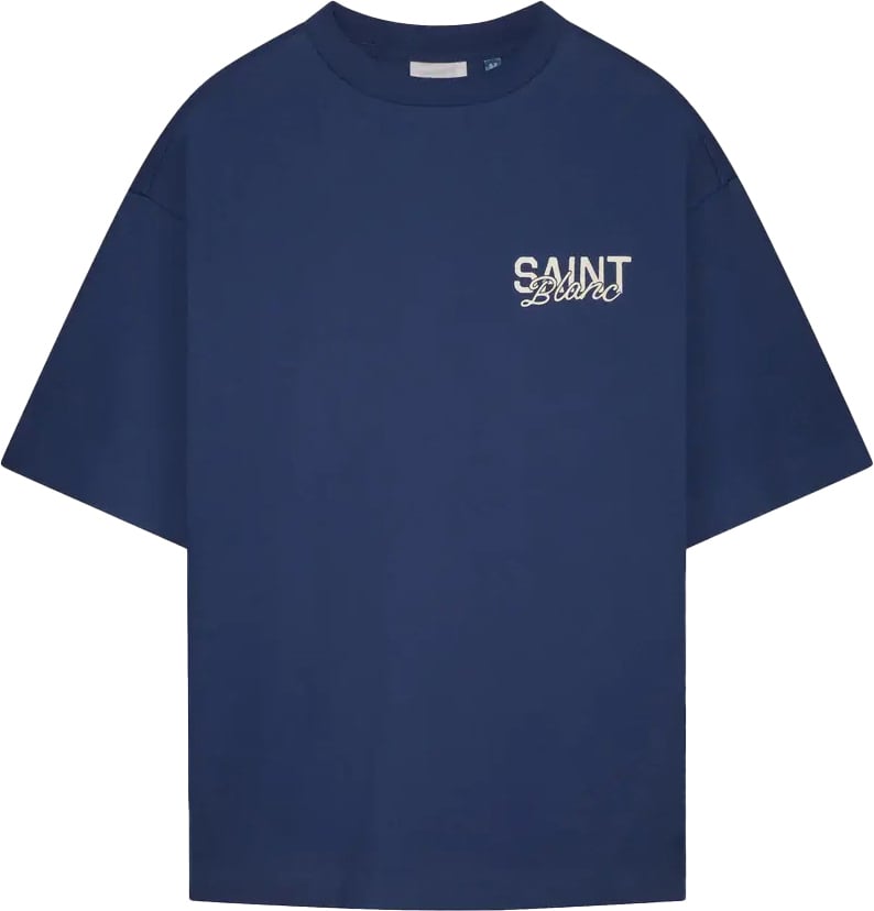 Saint Blanc Apparel Tee Twilight Blue Blauw