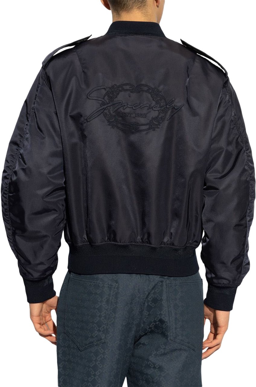 Givenchy Heren Bomber Jacket Blauw Blauw