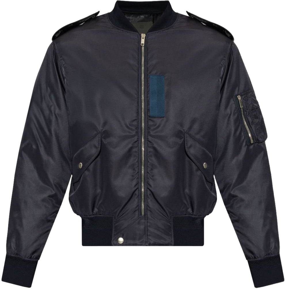Givenchy Heren Bomber Jacket Blauw Blauw