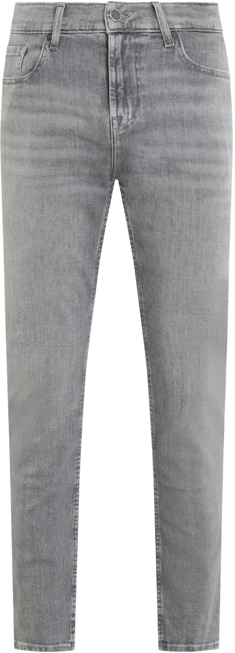 7 For All Mankind Heren Slimmy Bauhaus Jeans Grijs Grijs