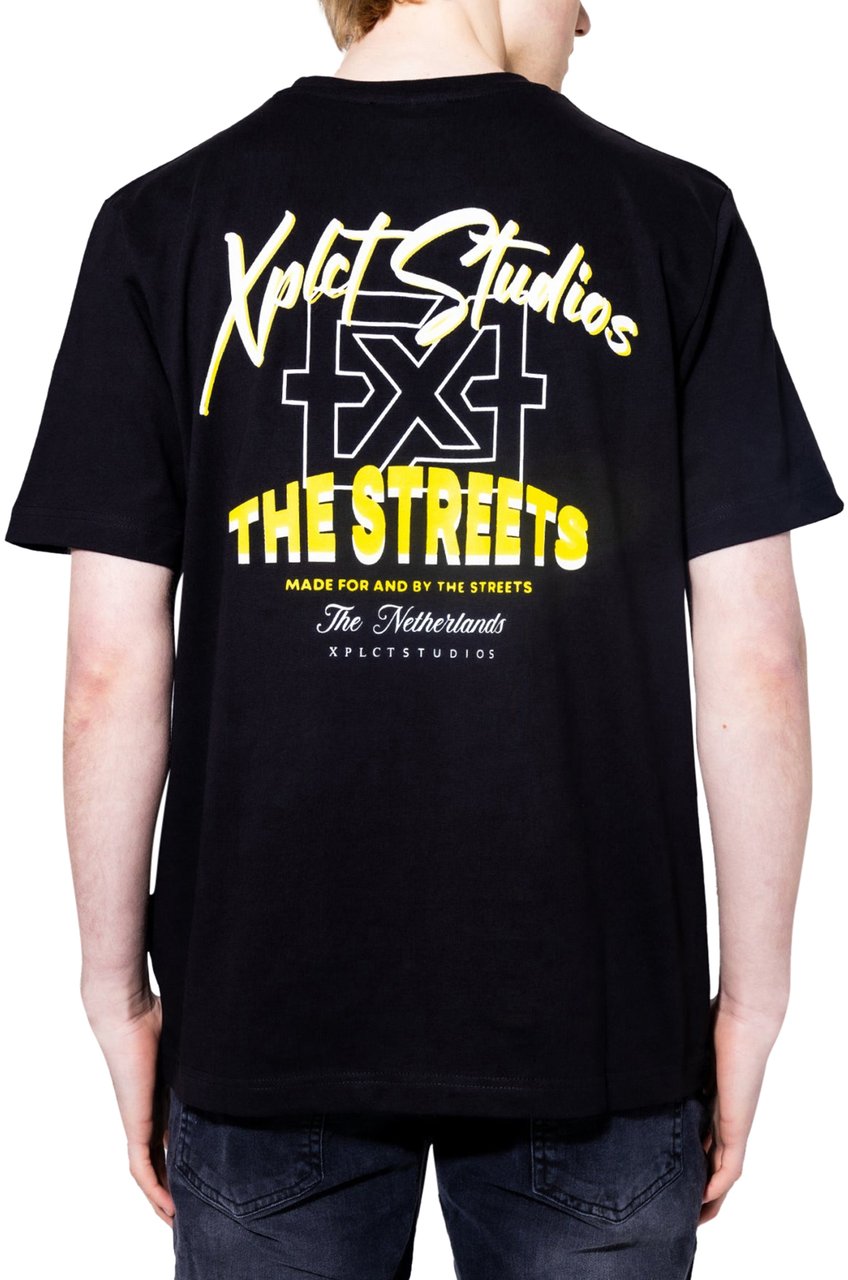 XPLCT Studios Street Tee Black Zwart