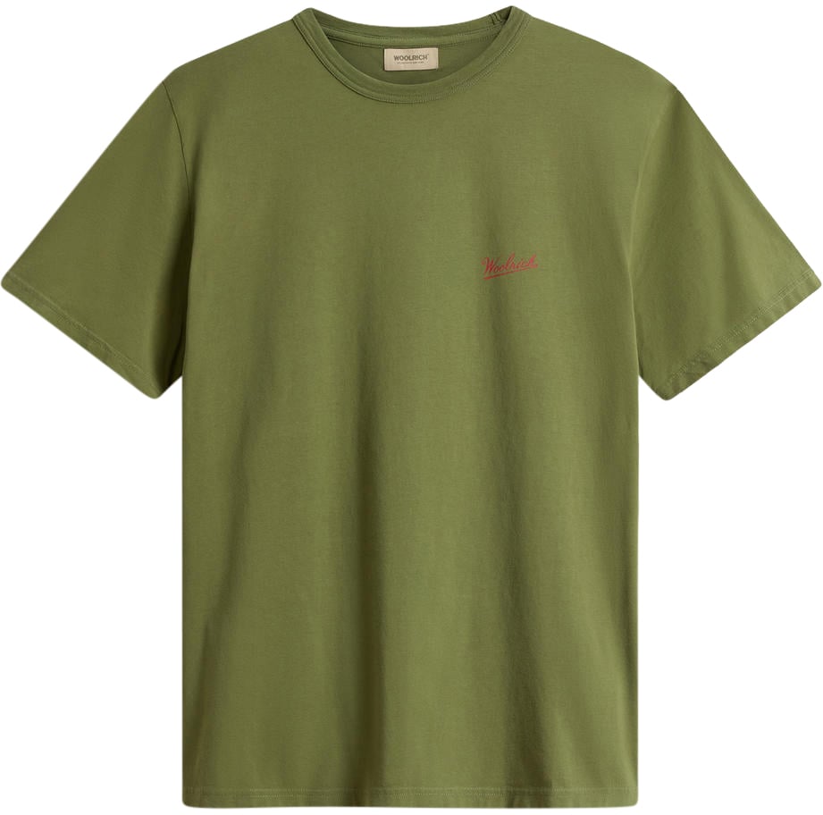 Woolrich T-Shirts And Polos Military Groen
