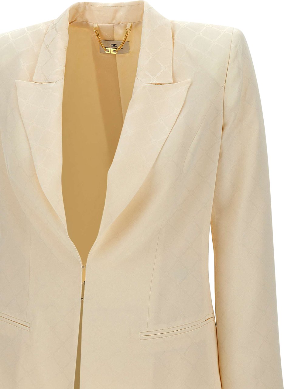 Elisabetta Franchi Jackets Burro Beige