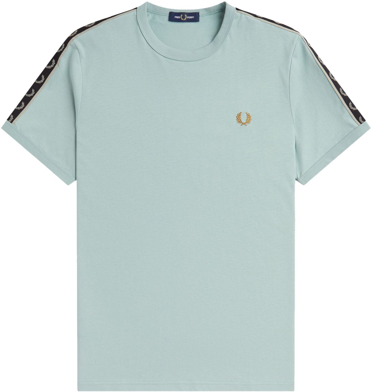 Fred Perry Fred Perry Contrast Tape Ringer T-Shirt Blauw