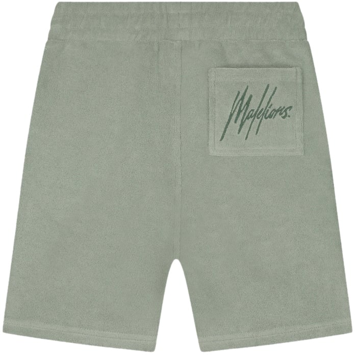 Malelions Malelions Junior Signature Towelling Shorts Groen