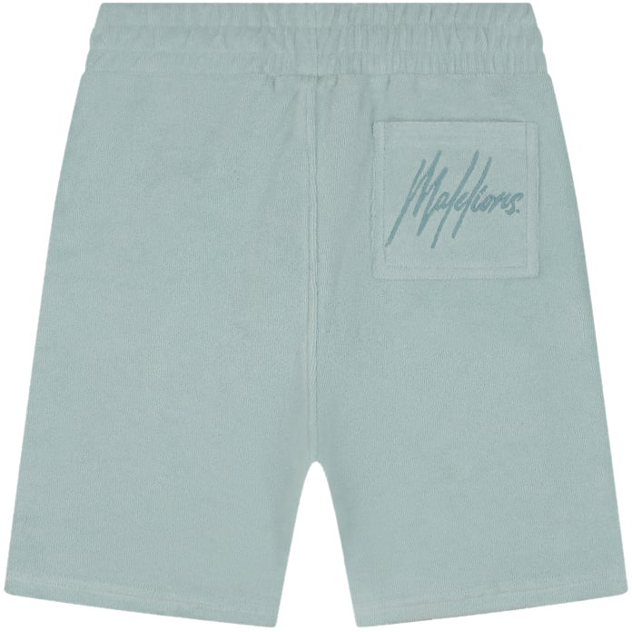 Malelions Malelions Junior Signature Towelling Shorts Blauw