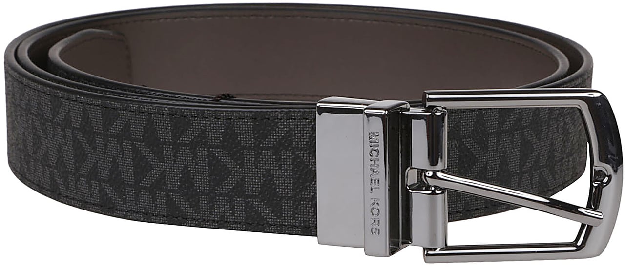 Michael Kors Dress Belt Black Zwart