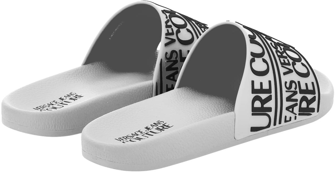 Versace Jeans Couture Heren Slippers Wit