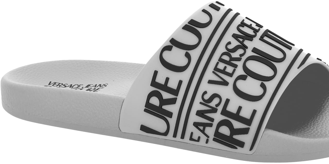 Versace Jeans Couture Heren Slippers Wit