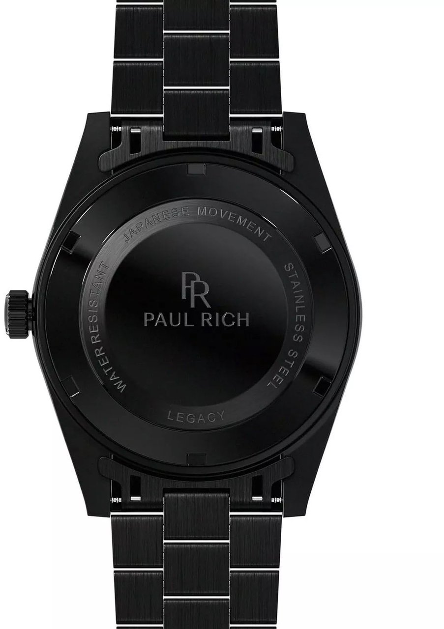 Paul Rich Legacy Black LEG07 horloge Zwart