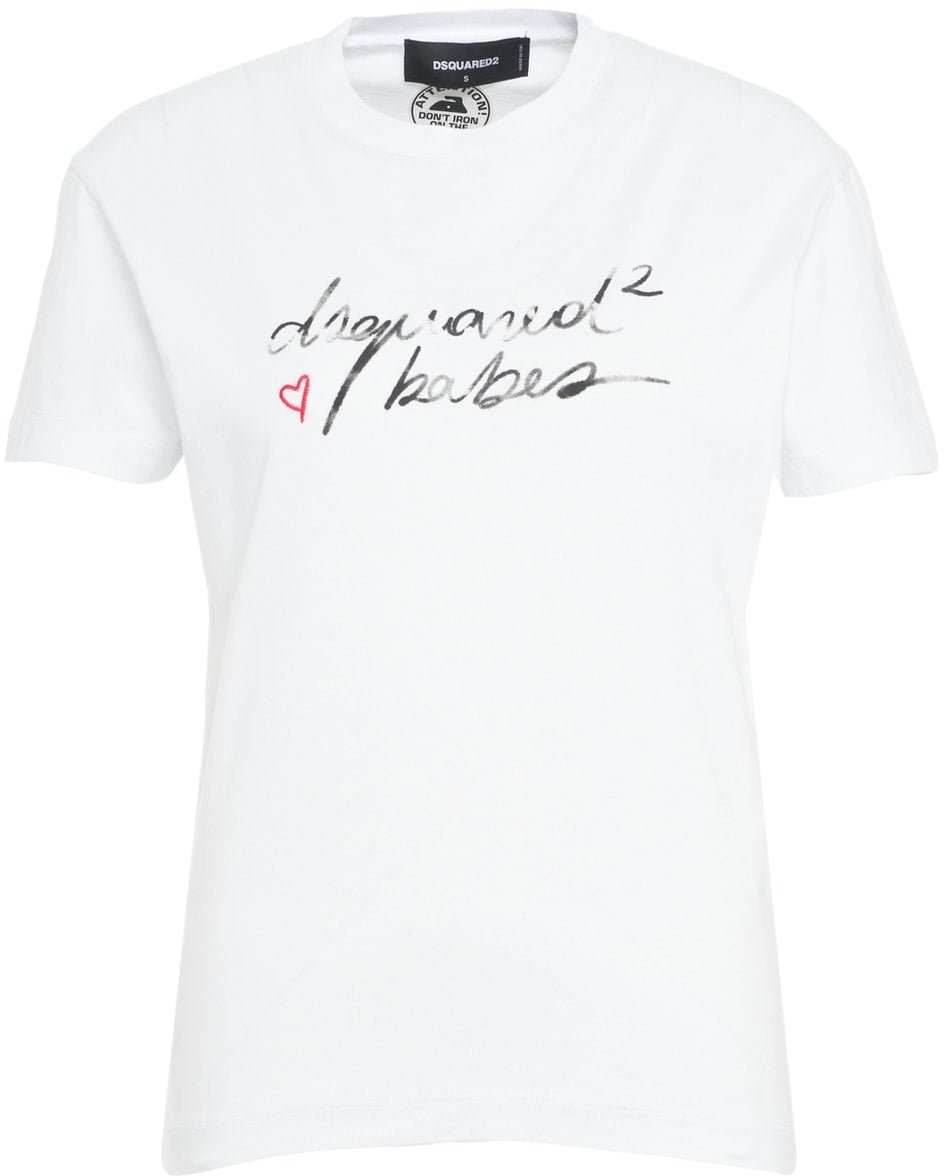 Dsquared2 T-shirt with logo Wit