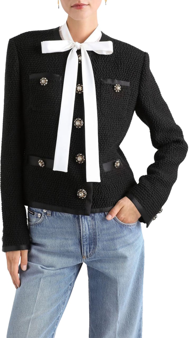 Dolce & Gabbana Jackets Black Zwart