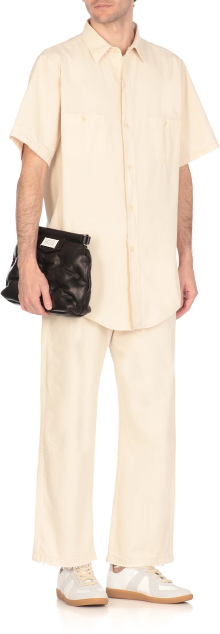 Maison Margiela Shirts Ivory Wit