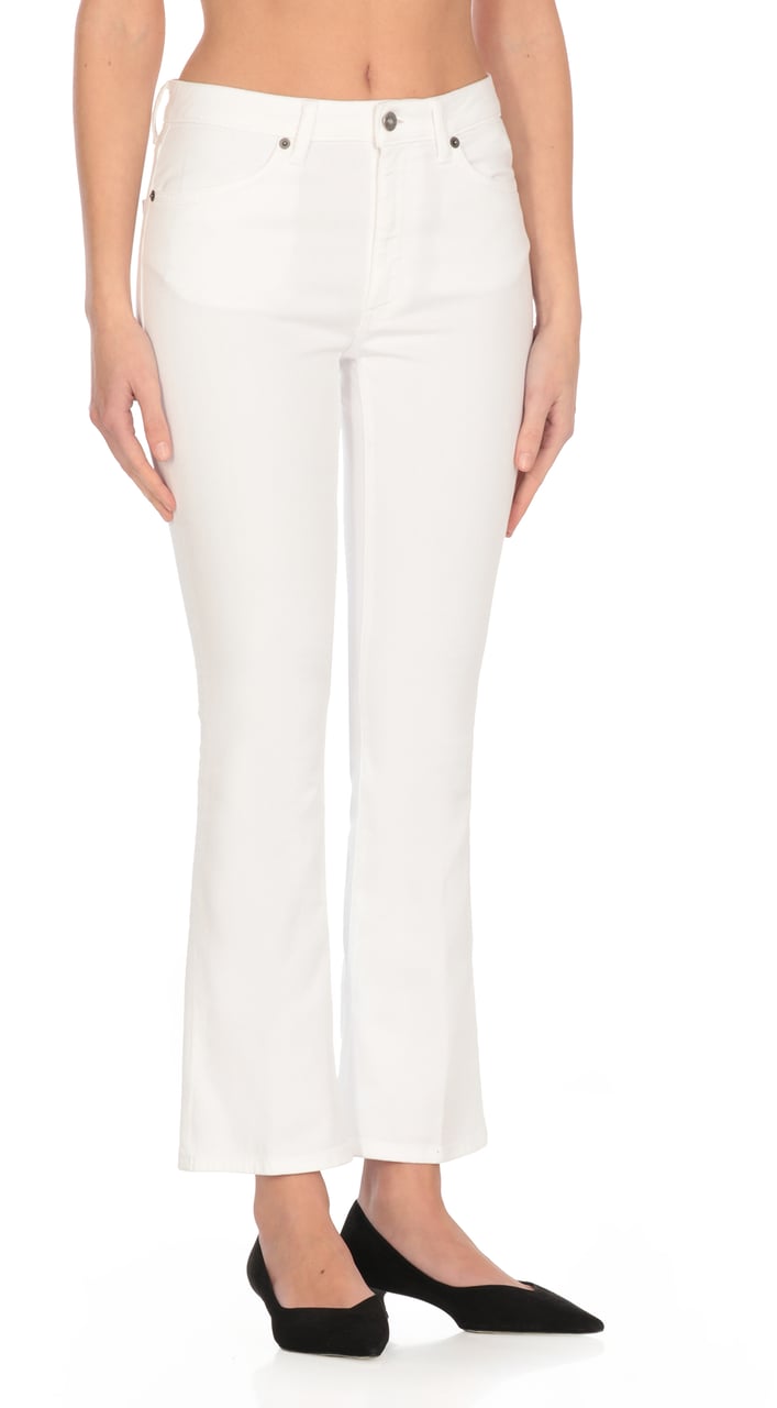 Dondup Trousers White Wit