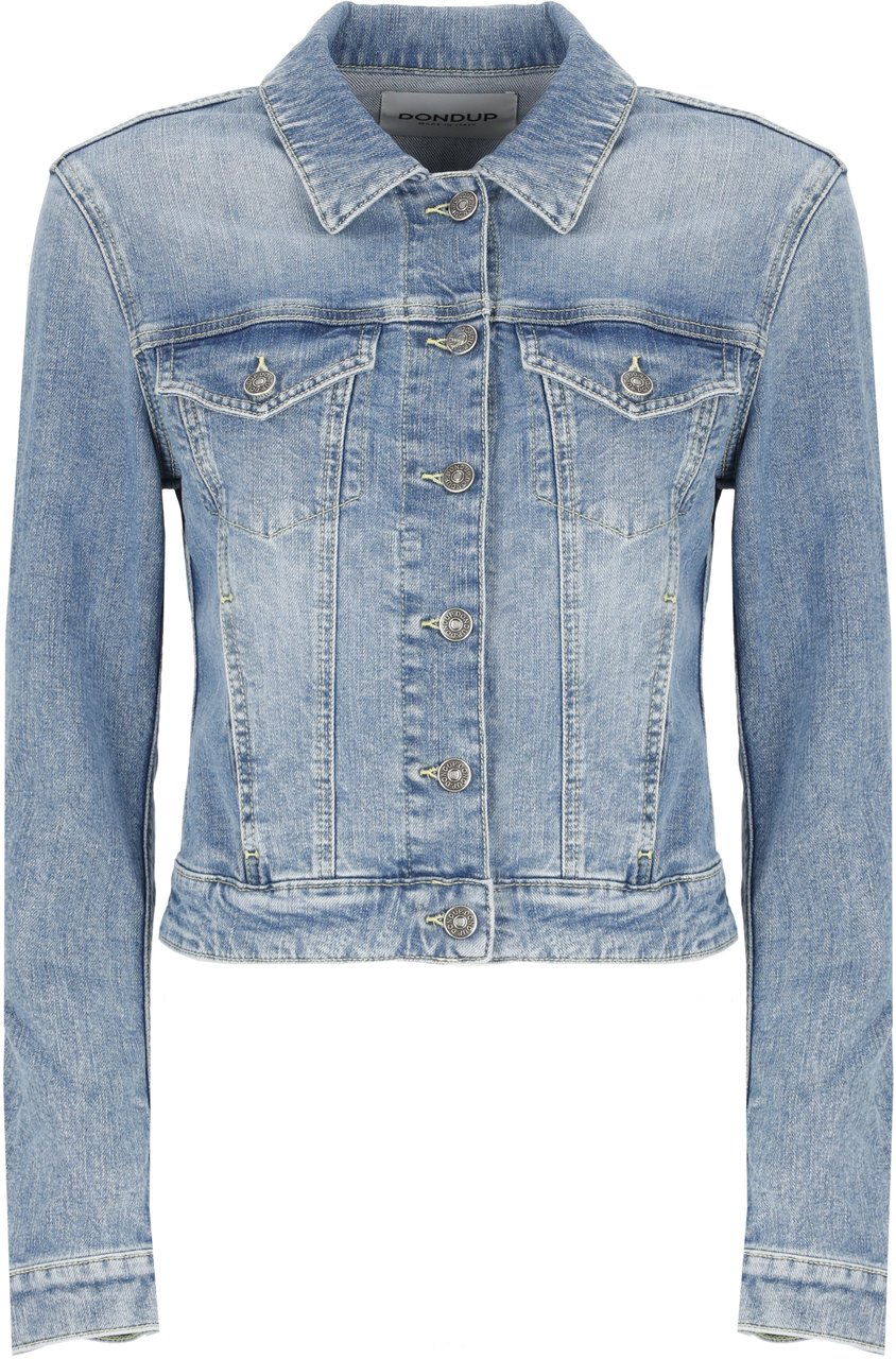 Dondup Coats Denim Blauw